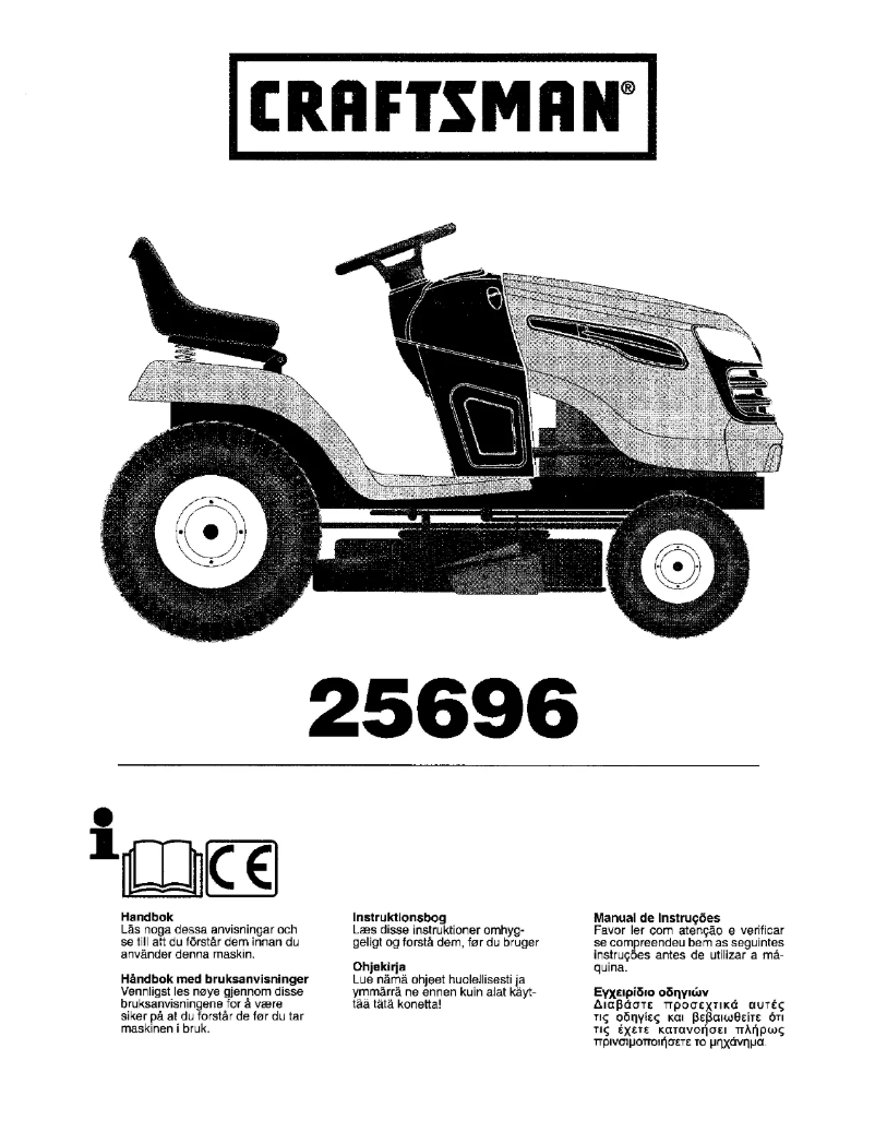 Page n°1 - Manuel utilisateur Craftsman 25696