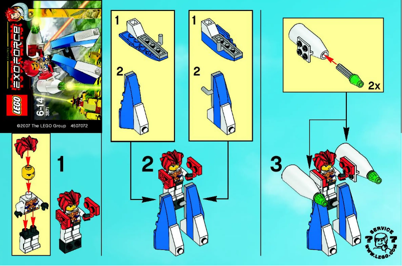 Page n°1 - Manuel utilisateur Lego White Flyer