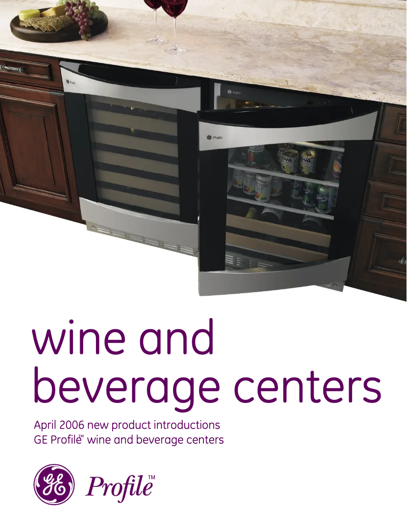 First page image of the manual for Profile PCR06BATSS
