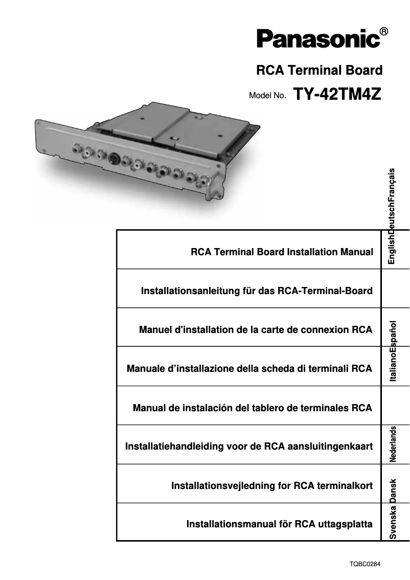 Image de la première page du manuel de l'appareil TY-42TM4Z