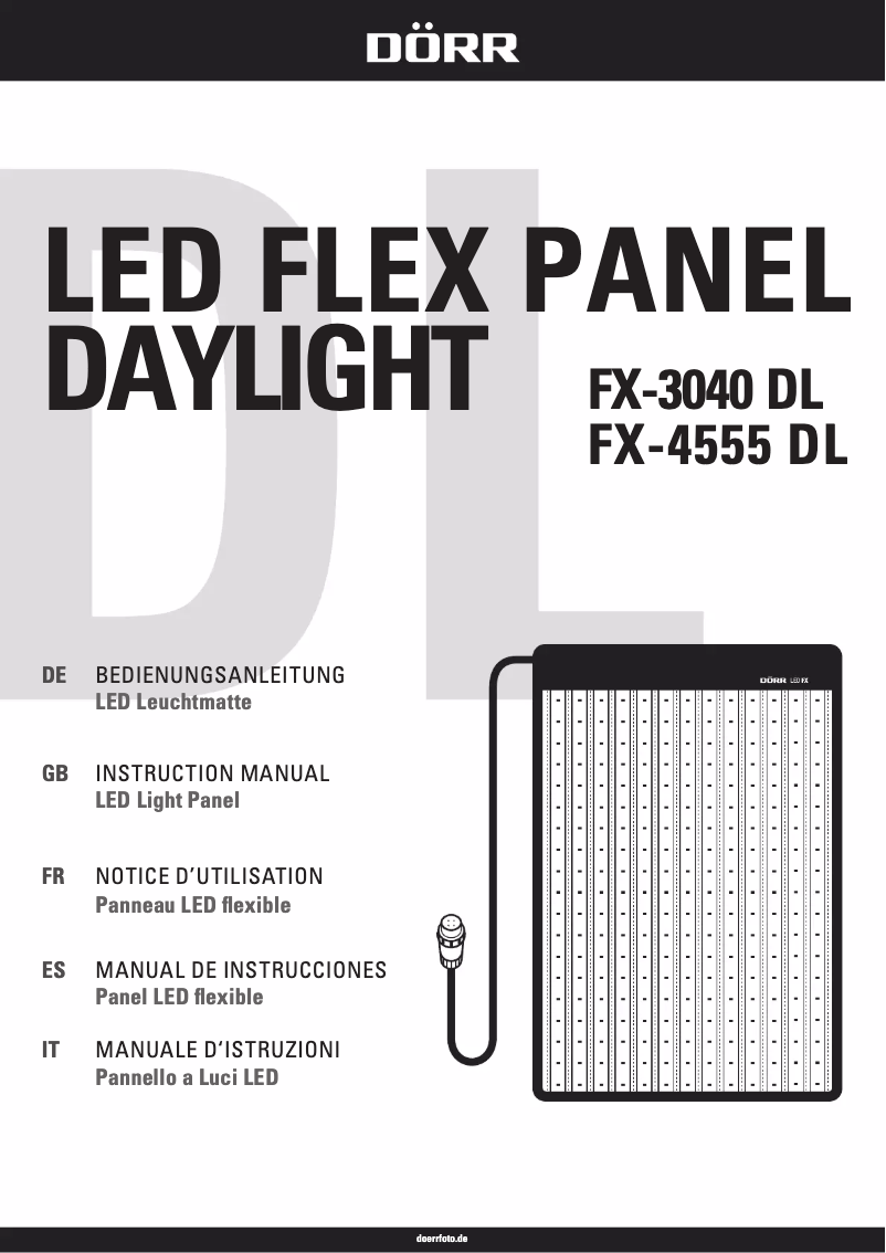 Page n°1 - Manuel utilisateur Dörr FX-4555 DL