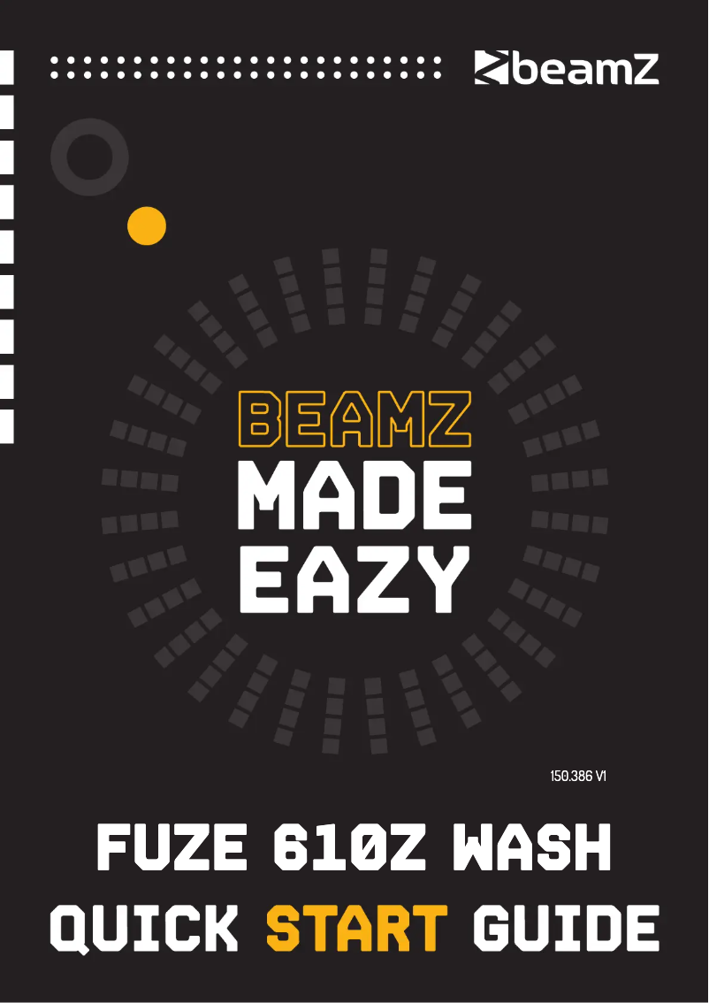 Page n°1 - Guide de démarrage rapide BeamZ Fuze 610Z