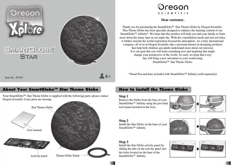 Page n°1 - Manuel utilisateur Oregon Scientific ST328