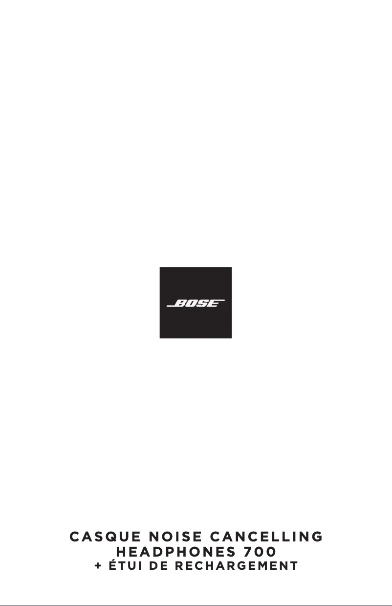 Image de la première page du manuel de l'appareil Noise Cancelling Headphones 700