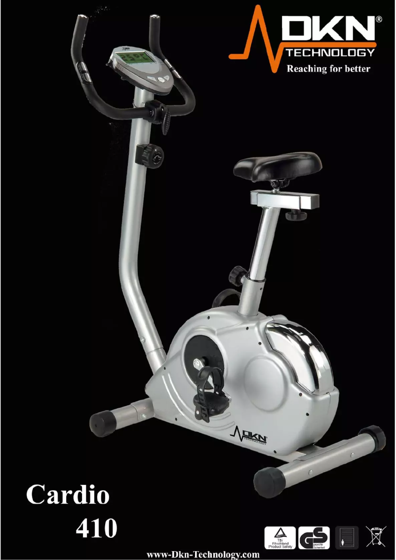 Page 1 de la notice Manuel utilisateur DKN Cardio 410