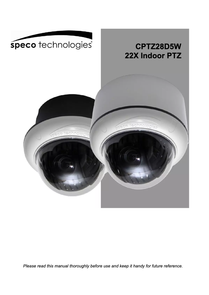 Image de la première page du manuel de l'appareil VL644H