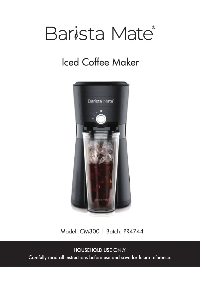 Page n°1 - Manuel utilisateur Healthy Choice CM300