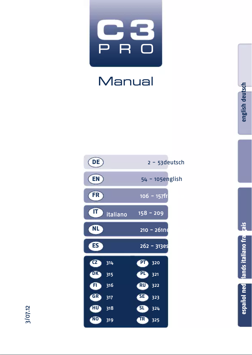 Página 1 del manual Manual de usuario Schuberth C3 Pro
