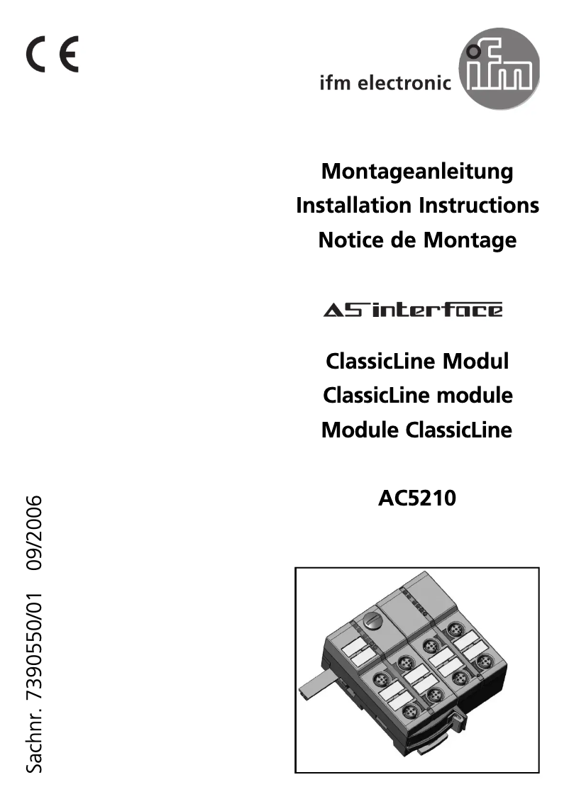 Image de la première page du manuel de l'appareil AC5210