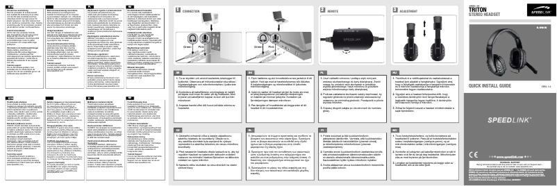 Page 1 de la notice Manuel utilisateur Speed-Link Triton SL-8746