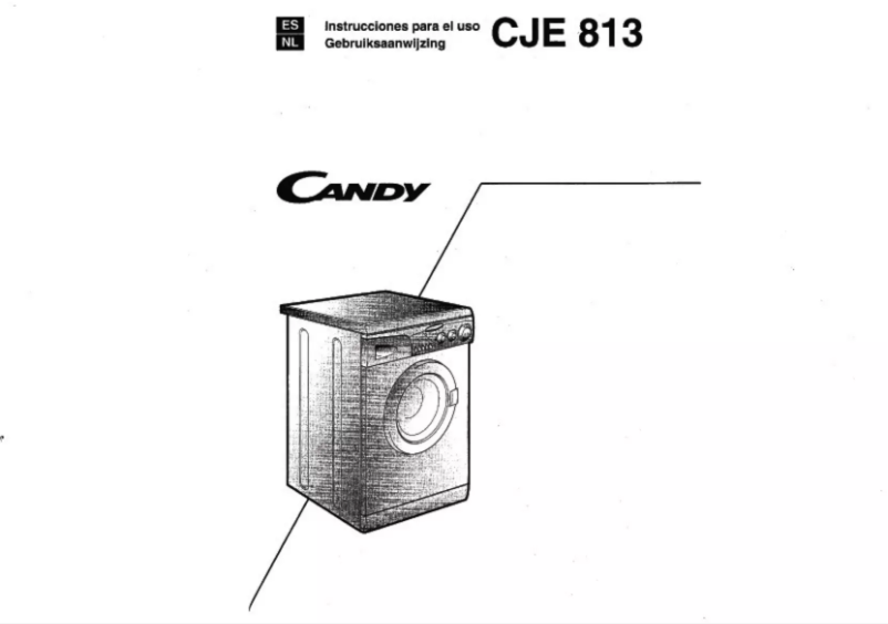 Page 1 de la notice Manuel utilisateur Candy CJE 813