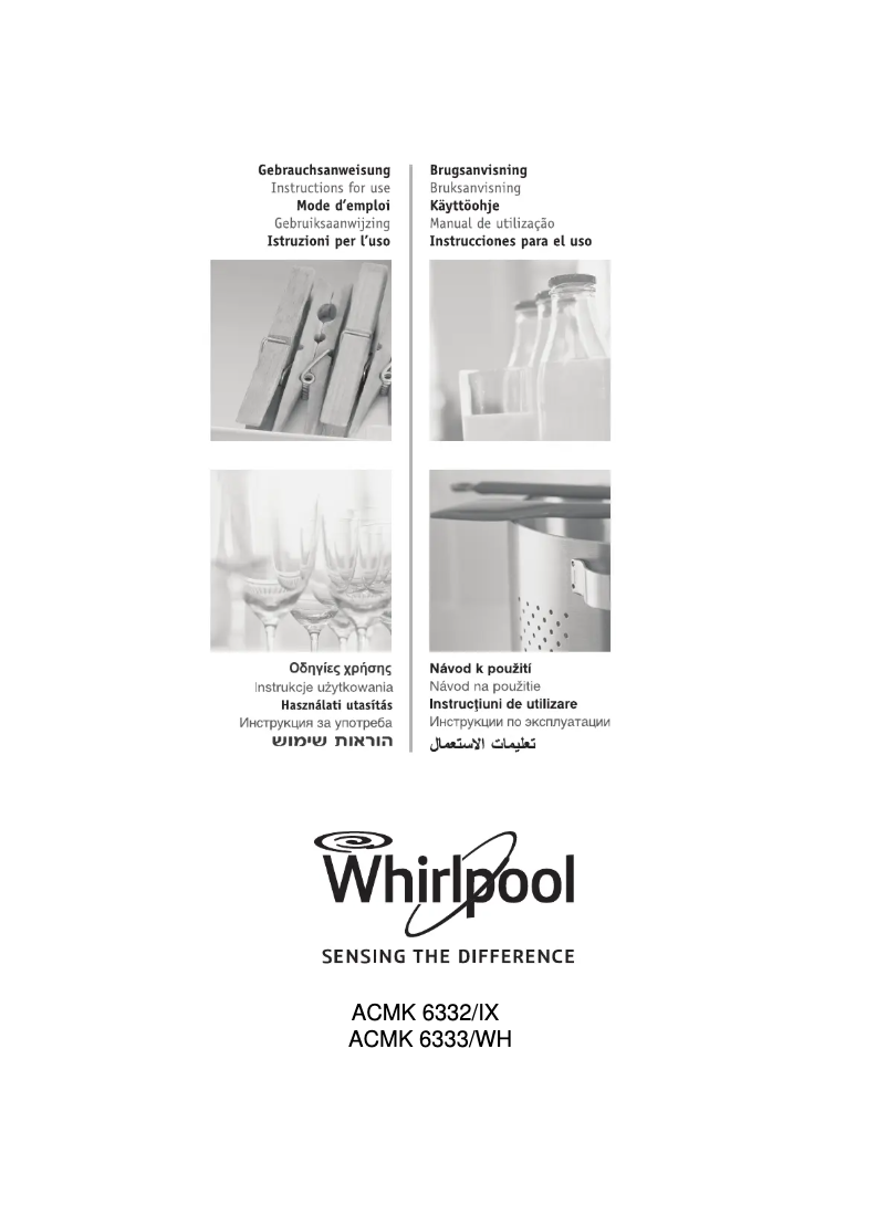 Page 1 de la notice Manuel utilisateur Whirlpool ACMK 6333