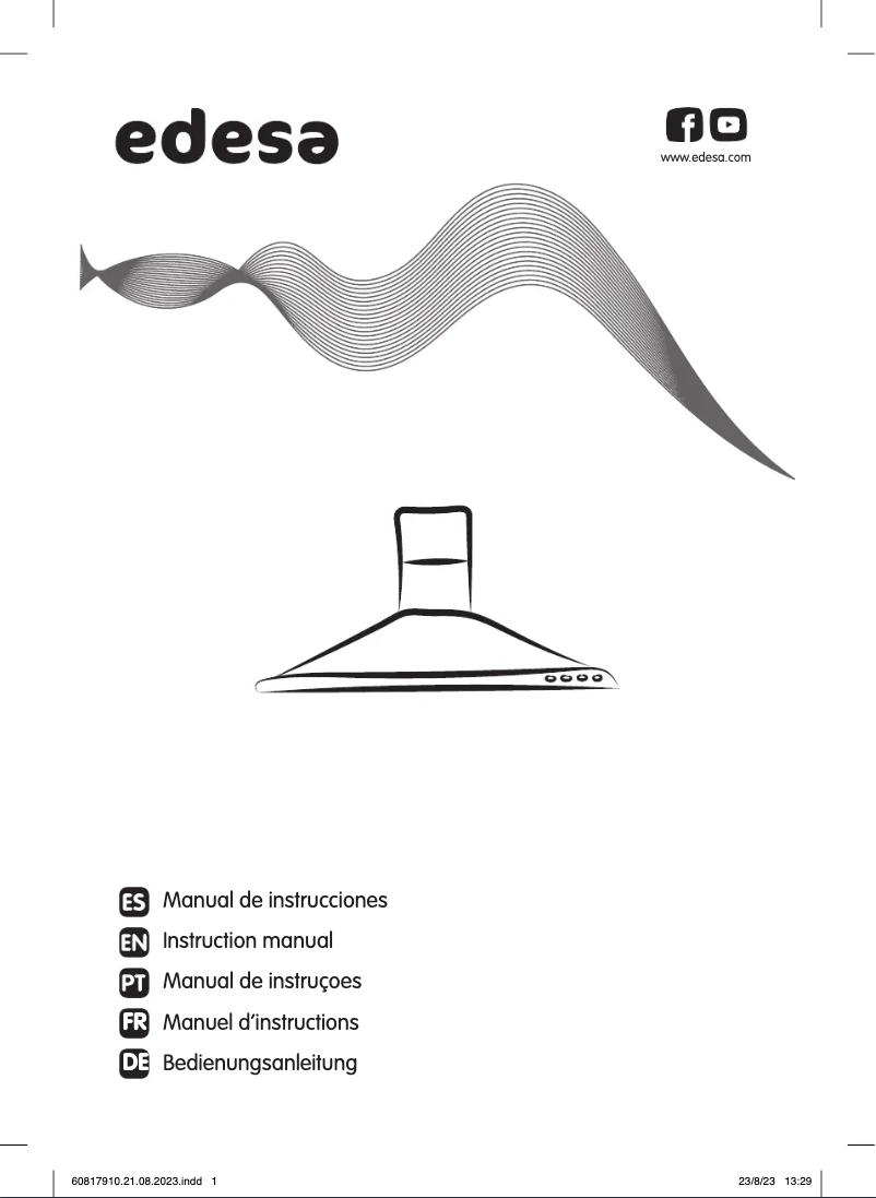 Page n°1 - Manuel utilisateur Edesa ECI-66110 X