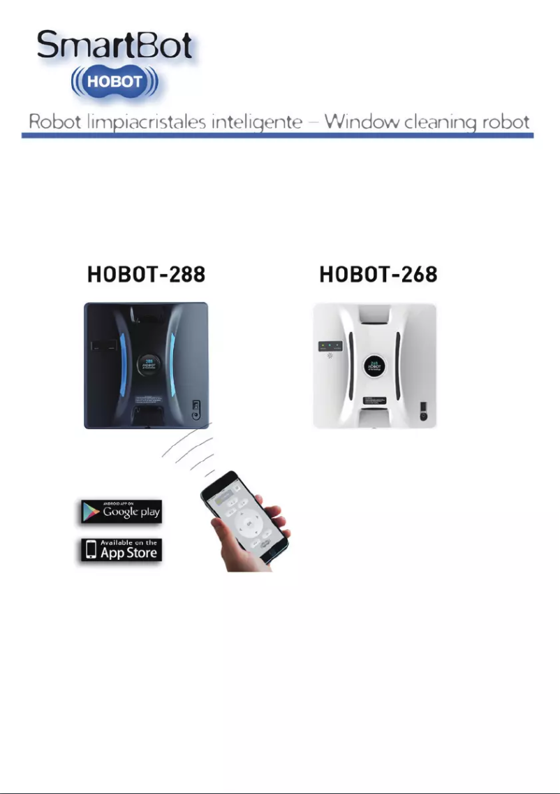Page 1 de la notice Manuel utilisateur Hobot 268