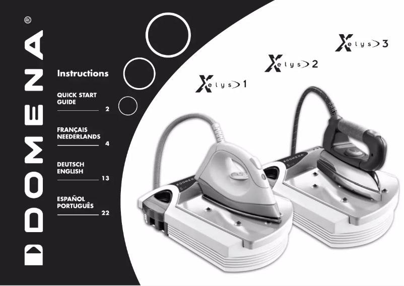 Image de la première page du manuel de l'appareil Xelys 1