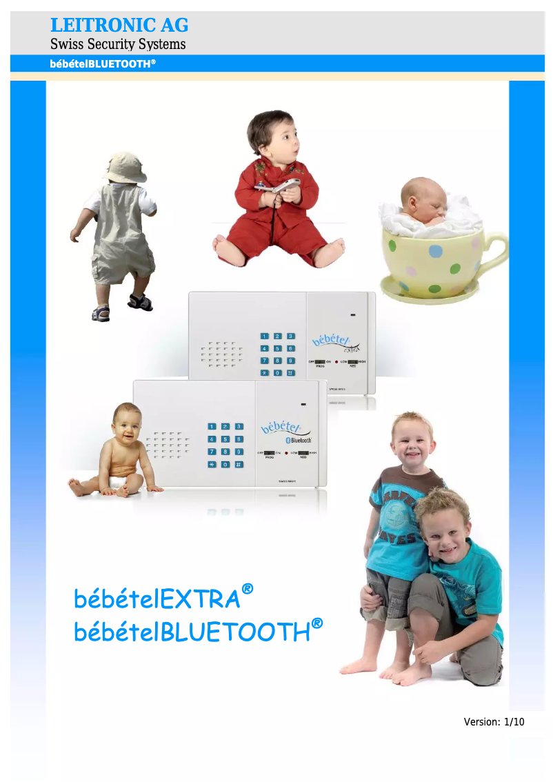 Page n°1 - Manuel utilisateur Bébétel Bluetooth