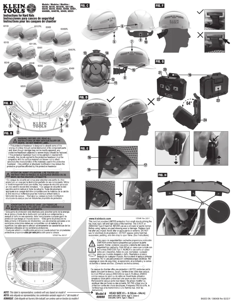 Image de la première page du manuel de l'appareil 60489