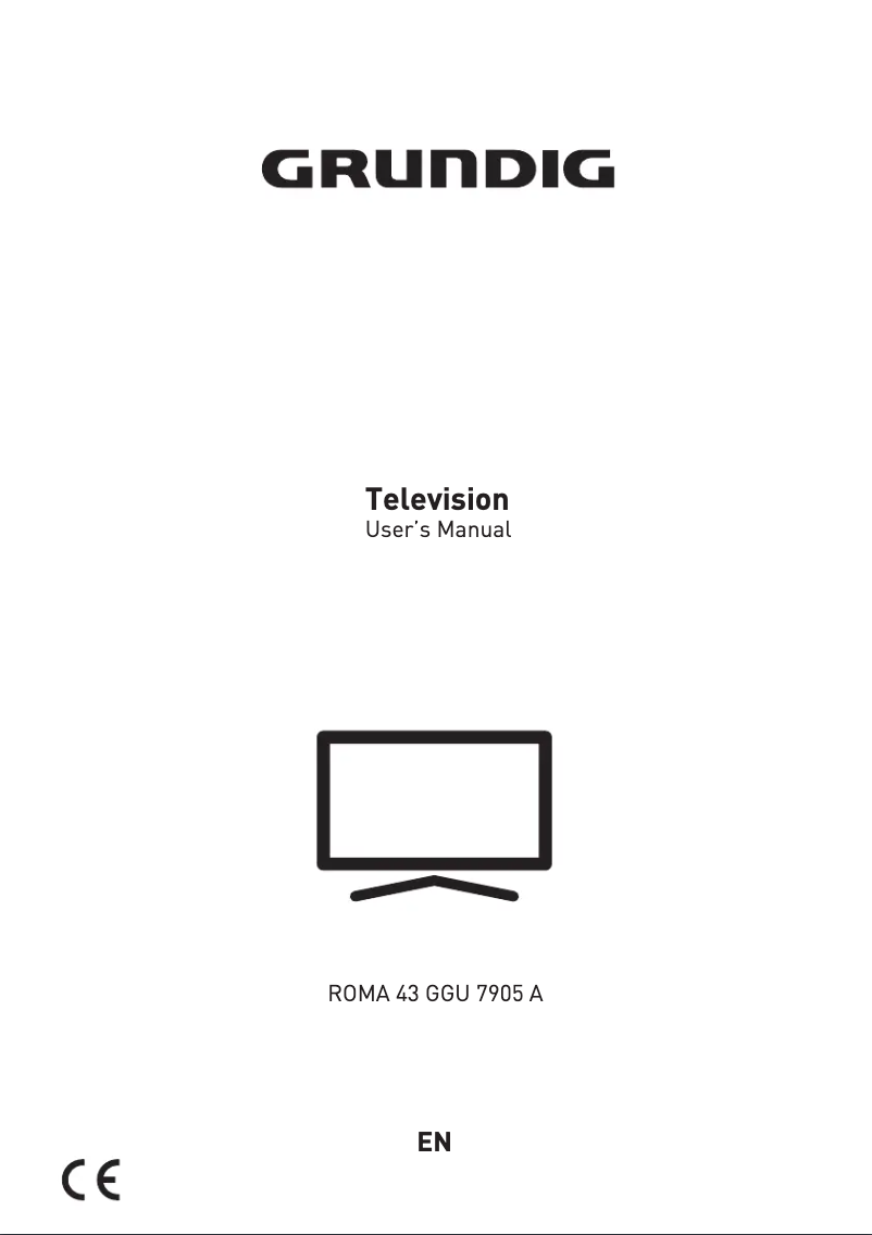 Page n°1 - Manuel utilisateur Grundig ROMA 43 GGU 7905 A