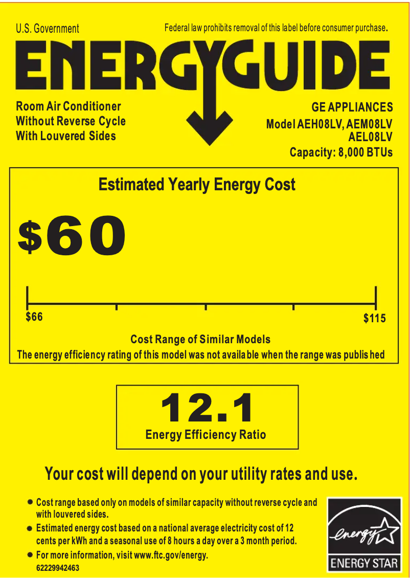 Image de la première page du manuel de l'appareil AEM08LV