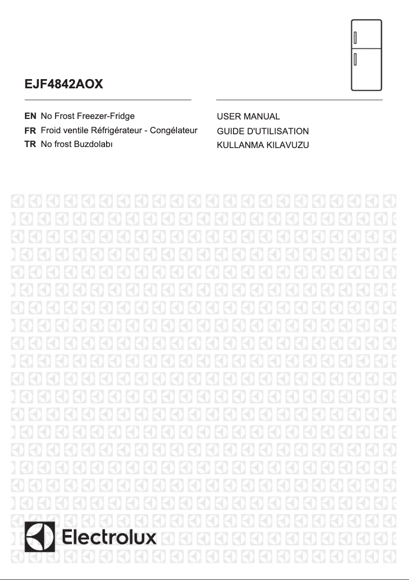 Page 1 de la notice Manuel utilisateur Electrolux EJF4842AOX