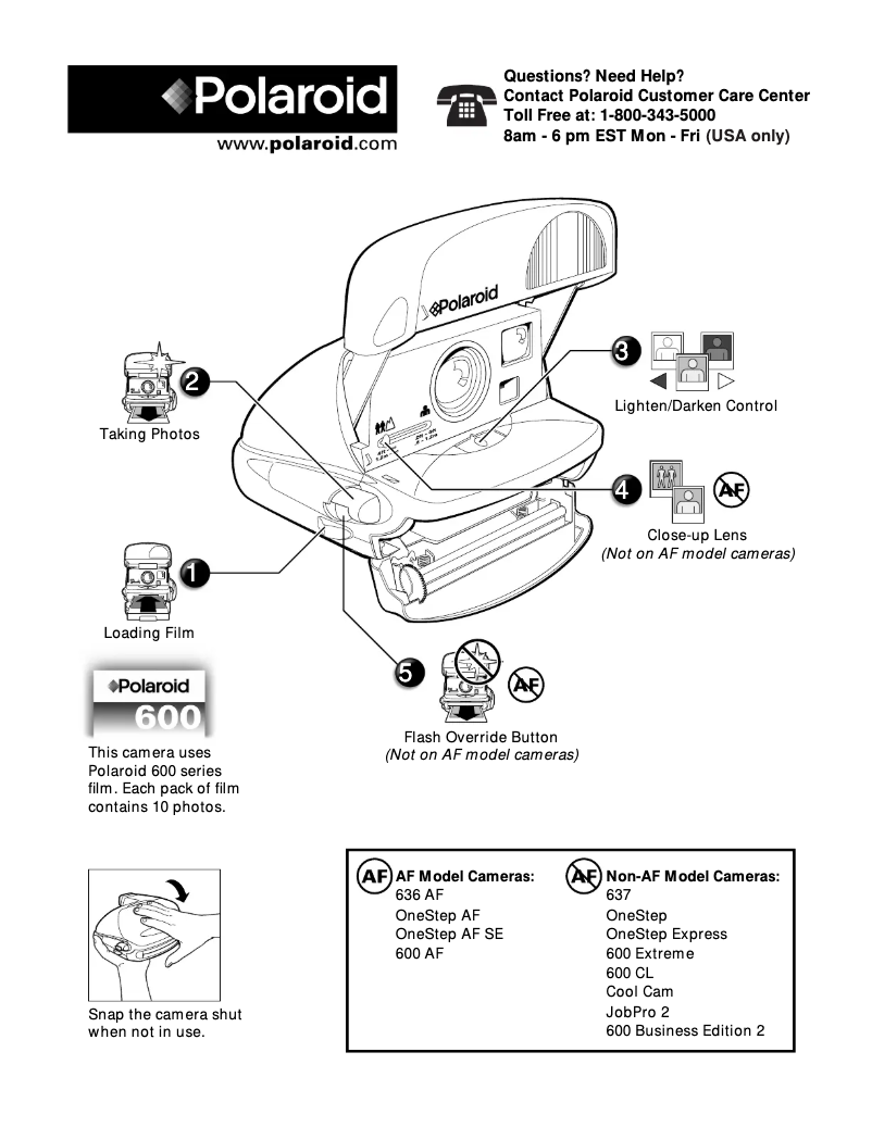 Image de la première page du manuel de l'appareil 600 Series