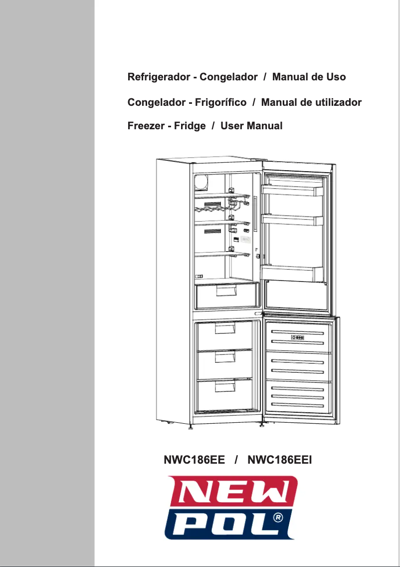 Page 1 de la notice Manuel utilisateur New Pol NWC186EEI
