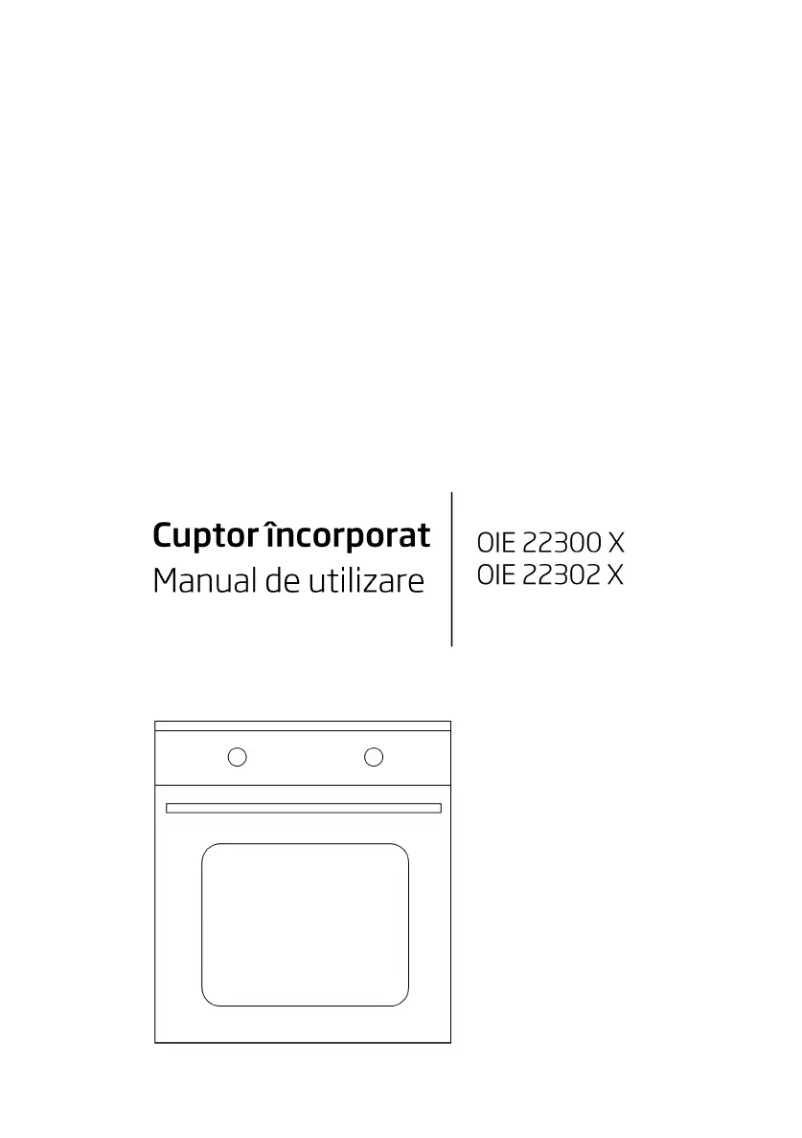 Page n°1 - Manuel utilisateur Beko OIE 22302 X