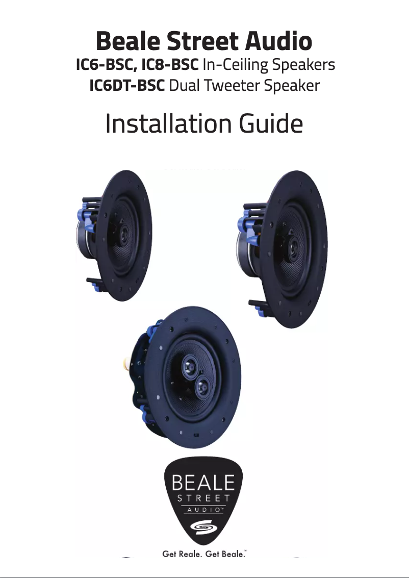 Page 1 de la notice Manuel utilisateur Beale IC6-BSC