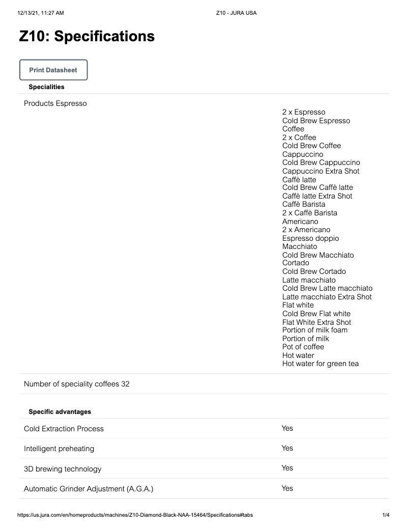 Image de la première page du manuel de l'appareil Z10