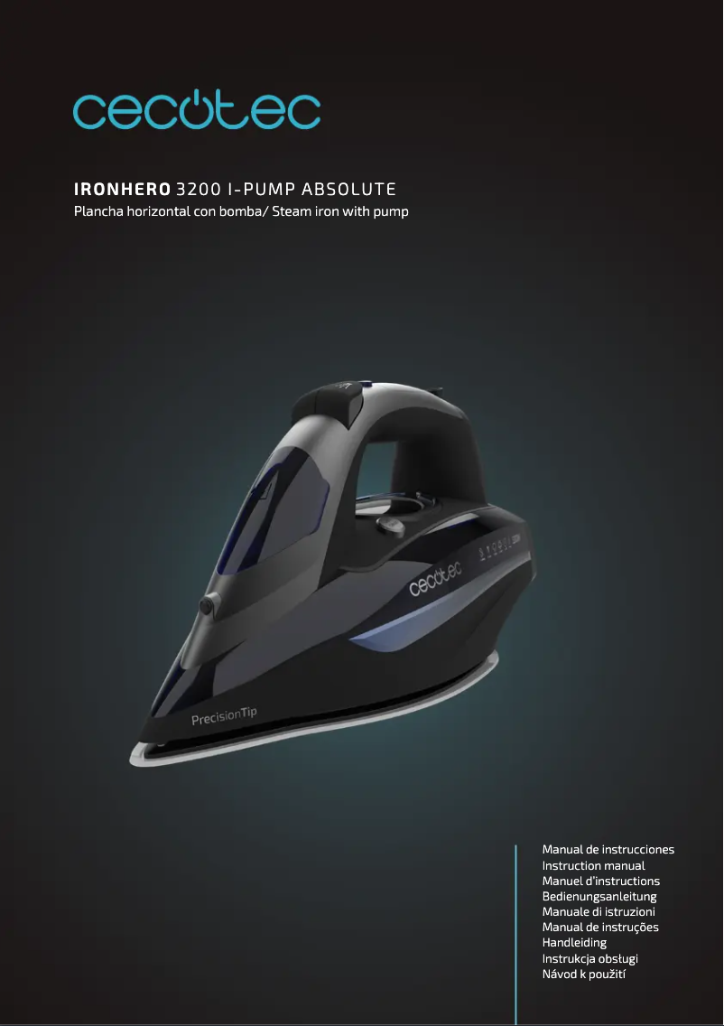 Image de la première page du manuel de l'appareil IronHero 3200 i-Pump Absolute