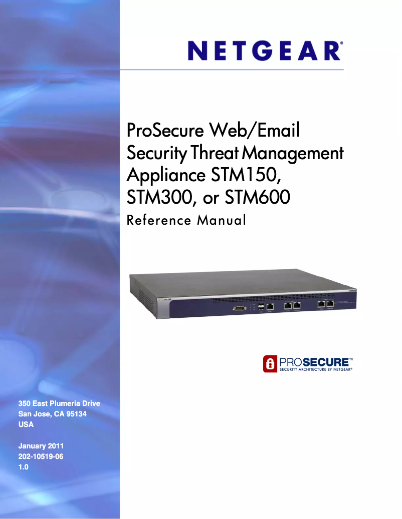 Page n°1 - Manuel utilisateur Netgear ProSecure STM300 Bundle
