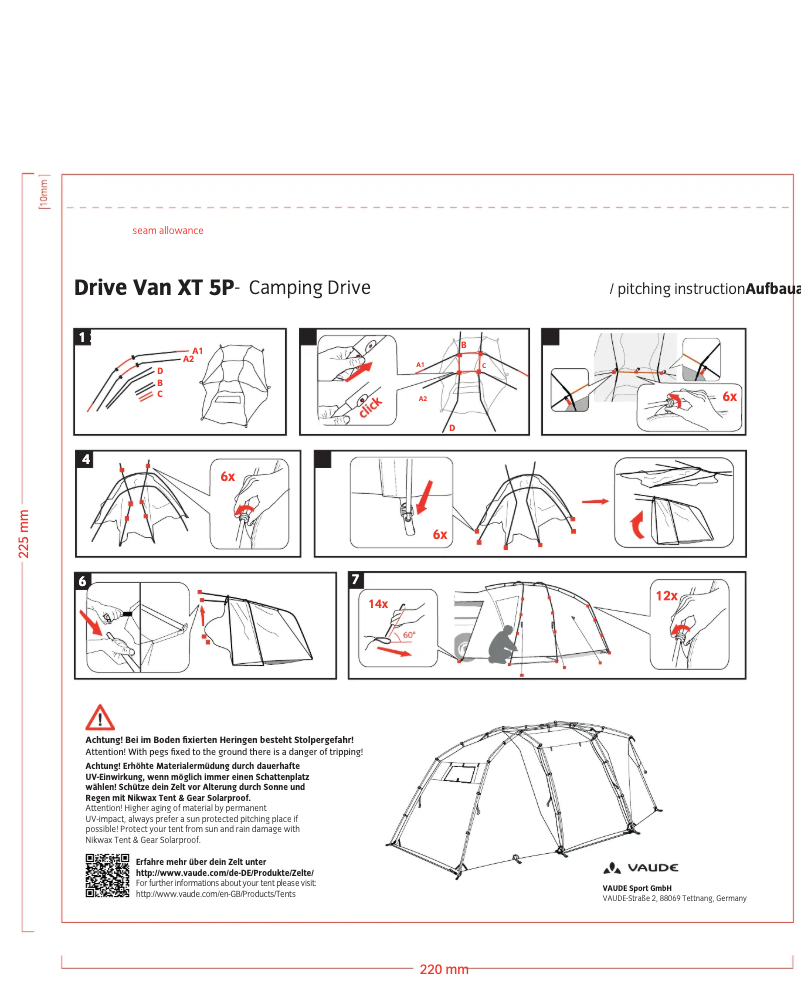 Imagen de la primera página del manual del dispositivo Drive Van XT 5P