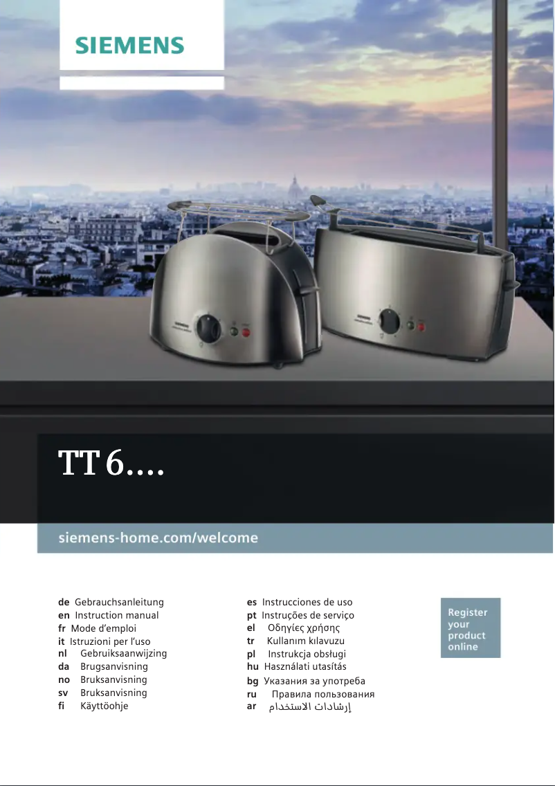 Image de la première page du manuel de l'appareil TT60101