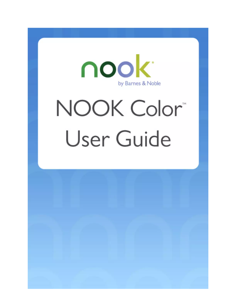 Page n°1 - Manuel utilisateur Barnes & Noble Nook Color