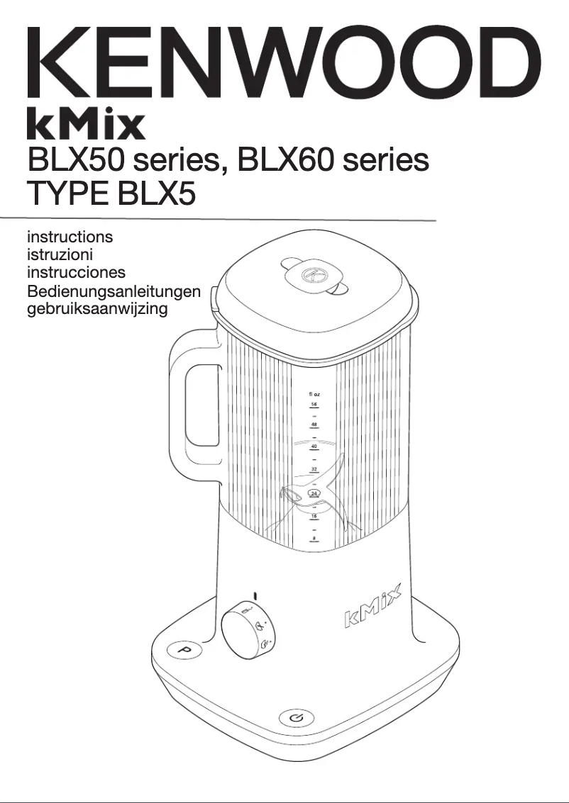 Image de la première page du manuel de l'appareil kMix BX69