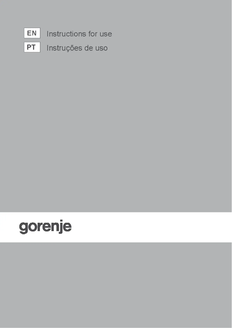 Page n°1 - Manuel utilisateur Gorenje GW961UX