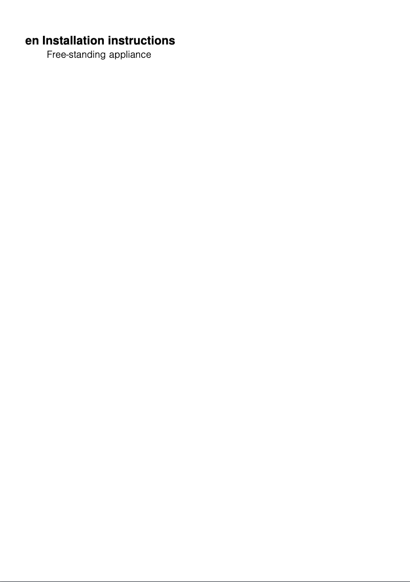 Page 1 de la notice Guide d'installation Siemens KD46NVI20M