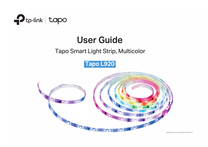 Page 1 de la notice Manuel utilisateur TP-Link Tapo L920-10