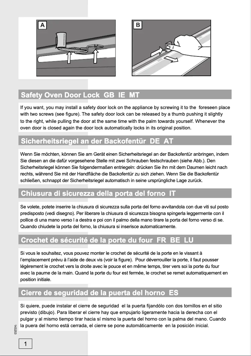 Page 1 de la notice Manuel utilisateur Gorenje BOP88ORAW