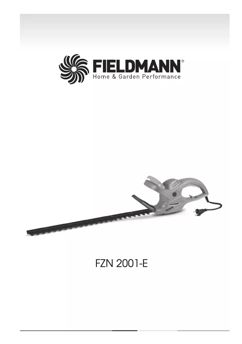 Image de la première page du manuel de l'appareil FZN 2001-E