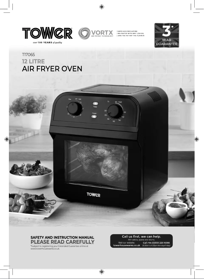 Image de la première page du manuel de l'appareil Vortx T17065