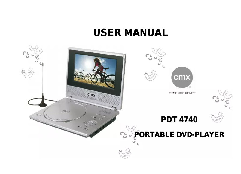Page n°1 - Manuel utilisateur CMX PDT 4740