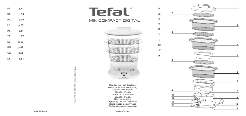 Image de la première page du manuel de l'appareil Mini Compact VC1331