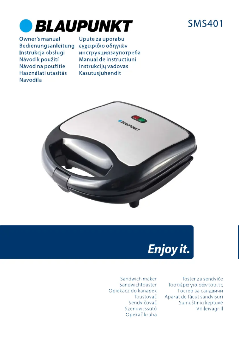 Image de la première page du manuel de l'appareil SMP301