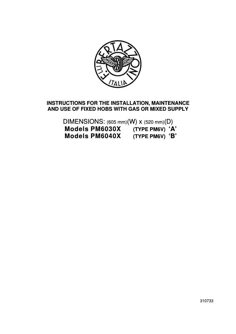 Image de la première page du manuel de l'appareil PM60 4 0 X