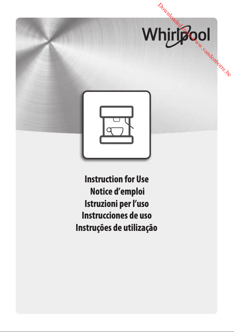 Page 1 de la notice Manuel utilisateur Whirlpool W11 CM145