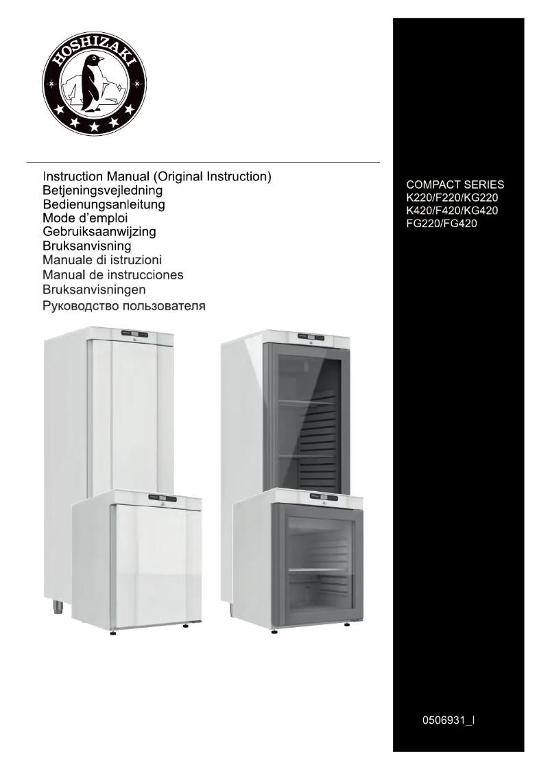 Image de la première page du manuel de l'appareil COMPACT K220L DR G E