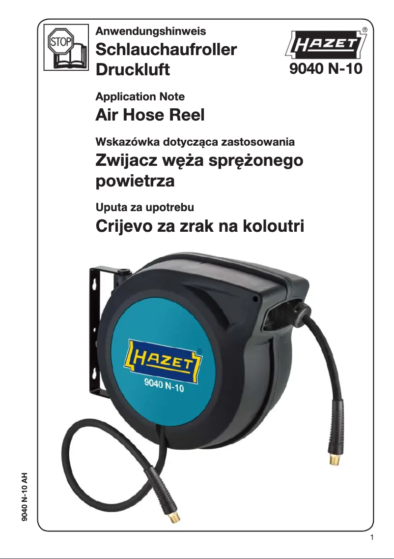 Page 1 de la notice Manuel utilisateur Hazet 9040N-10