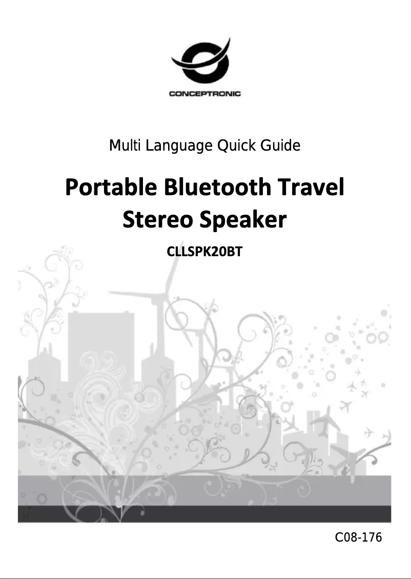 Page 1 de la notice Manuel utilisateur Conceptronic CLLSPK20BT