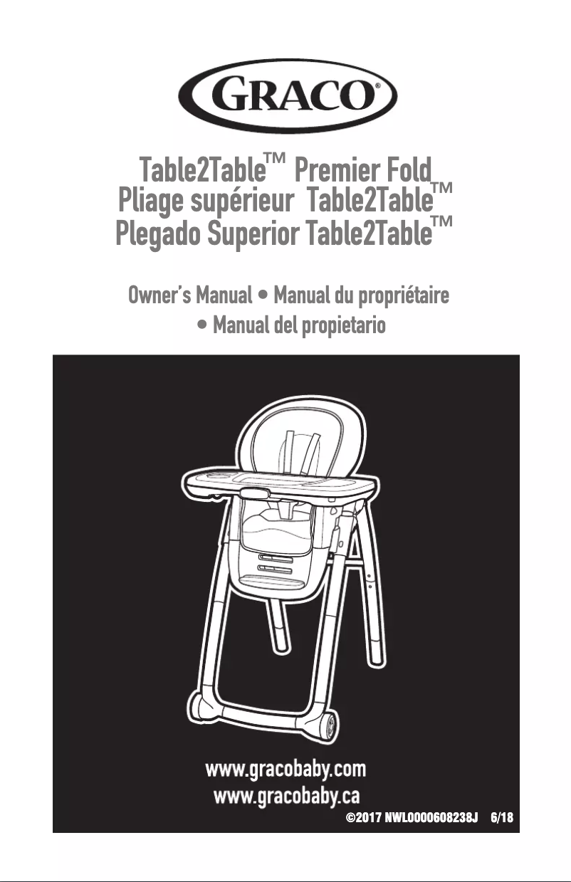 Image de la première page du manuel de l'appareil Table2Table Premier Fold